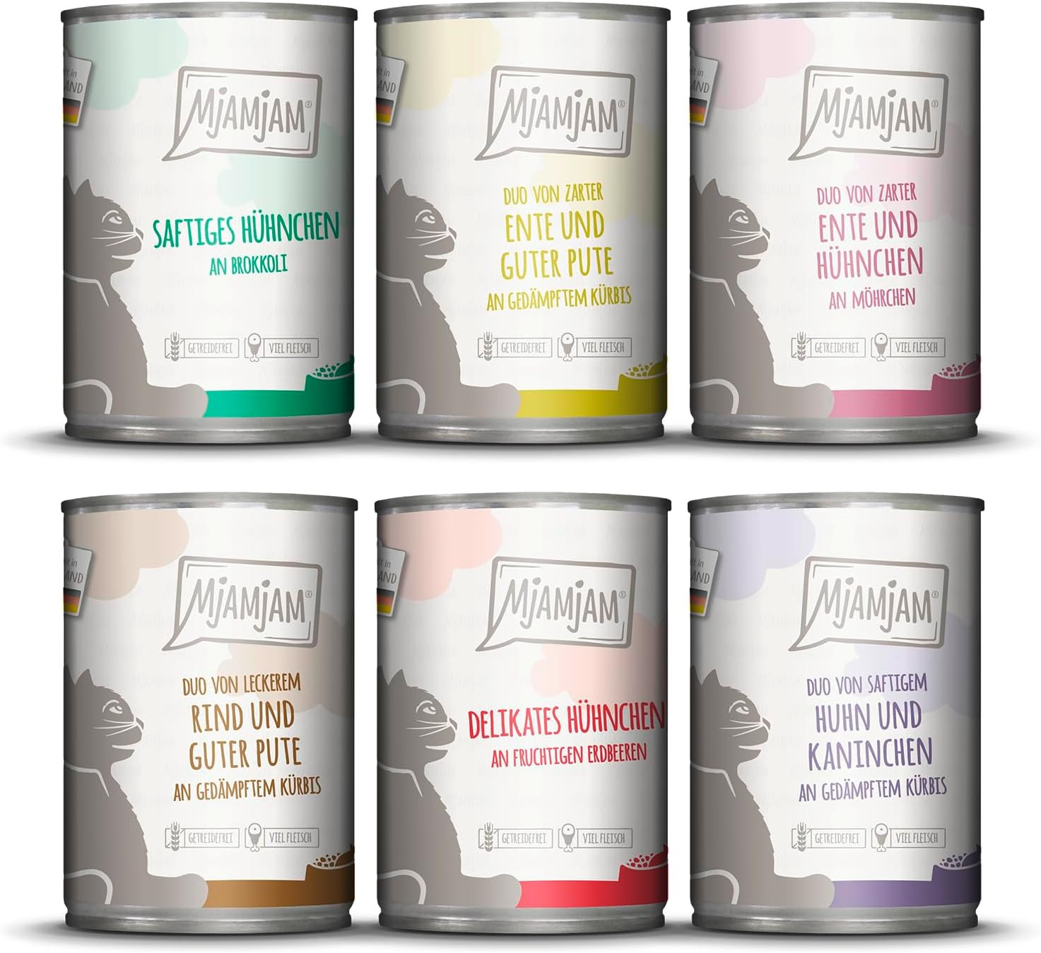 Cibo Gatto Umido Premium Confezione da 6 - Mix Gusti Gourmet