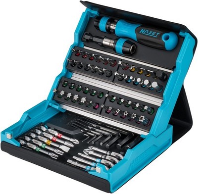 HAZET 2200SC-1 Bit Set 69pcs Precision Tools Germany DIY Repair Hex Torx PH PZ