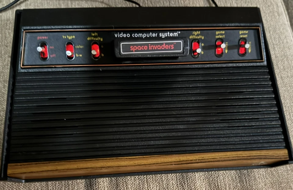 Atari 2600 Complete Video Computer System and Storage Box  w/Sony Watchman Works - Image 3 of 4