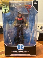 DC Multiverse Red Hood Unmasked Exclusive McFarlane Gold Label New in Box