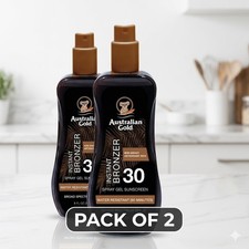 Australian Gold SPF 30 Spray Gel Bronzer, 8 f...