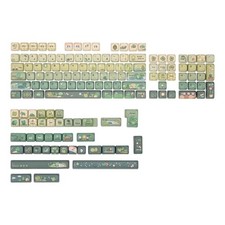 KiiBoom X Cosydiaries Rainy Froggy Day Keycap Set, 144 Keycaps MOA Profile