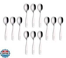 ANNOVA Kids Silverware 12 Pieces Children's Safe Flatware Set - Children Dinn