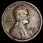 1916-D LINCOLN CENT GOOD, BROWN FREE USA SHIPPING