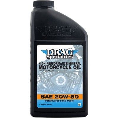 Drag Specialties 3601-0773 High-Performance Mineral Engine Oil - 20W50