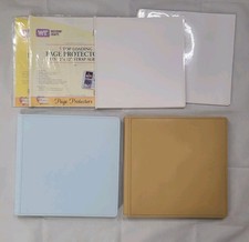 Creative Memories 12x12 Two Album Lot Bundle Page Protectors NEW Refill Pages