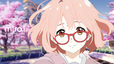 Anime kyoukai no kanata girls kuriyama mirai  Gaming Mat Desk Playmat 62394