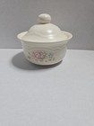 Pfaltzgraff Tea Rose Covered Crock Small Casserole Dish w Lid USA 5”