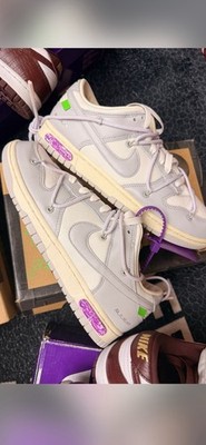 Nike Dunk Low Off-White Men's Size 9 Lot 3 of 50 New In Box Shoes DS OG Box