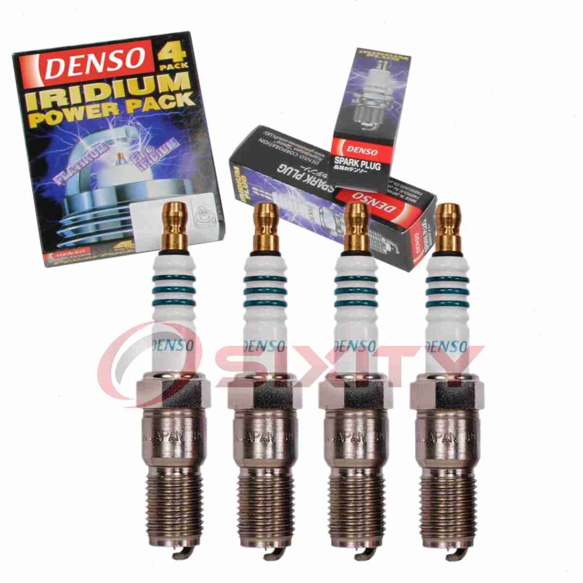 4 pc DENSO 5329 Iridium Power Spark Plugs for IT27 7891 Ignition Wire tn
