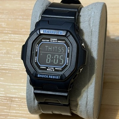 Casio Baby-G G-Shock BG-5600BK-1 Black Blue Square Women's Digital