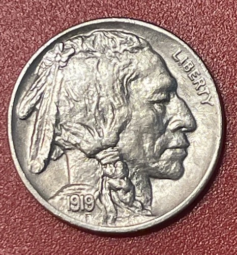 1919 P Buffalo Nickel, Choice to Gem Uncirculated.