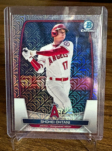 Topps 2023 Bowman Chrome Shohei Ohtani #51 Mojo Refractor Angels