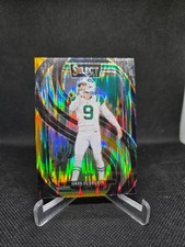 Greg Zuerlein 2024 Select ' Zebra ' Yellow & Green ' Prizm Parallel #158