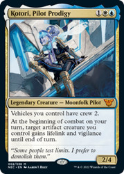 Kotori, Pilot Prodigy #002/038 (Foil) Kamigawa: Neon Dynasty Commander