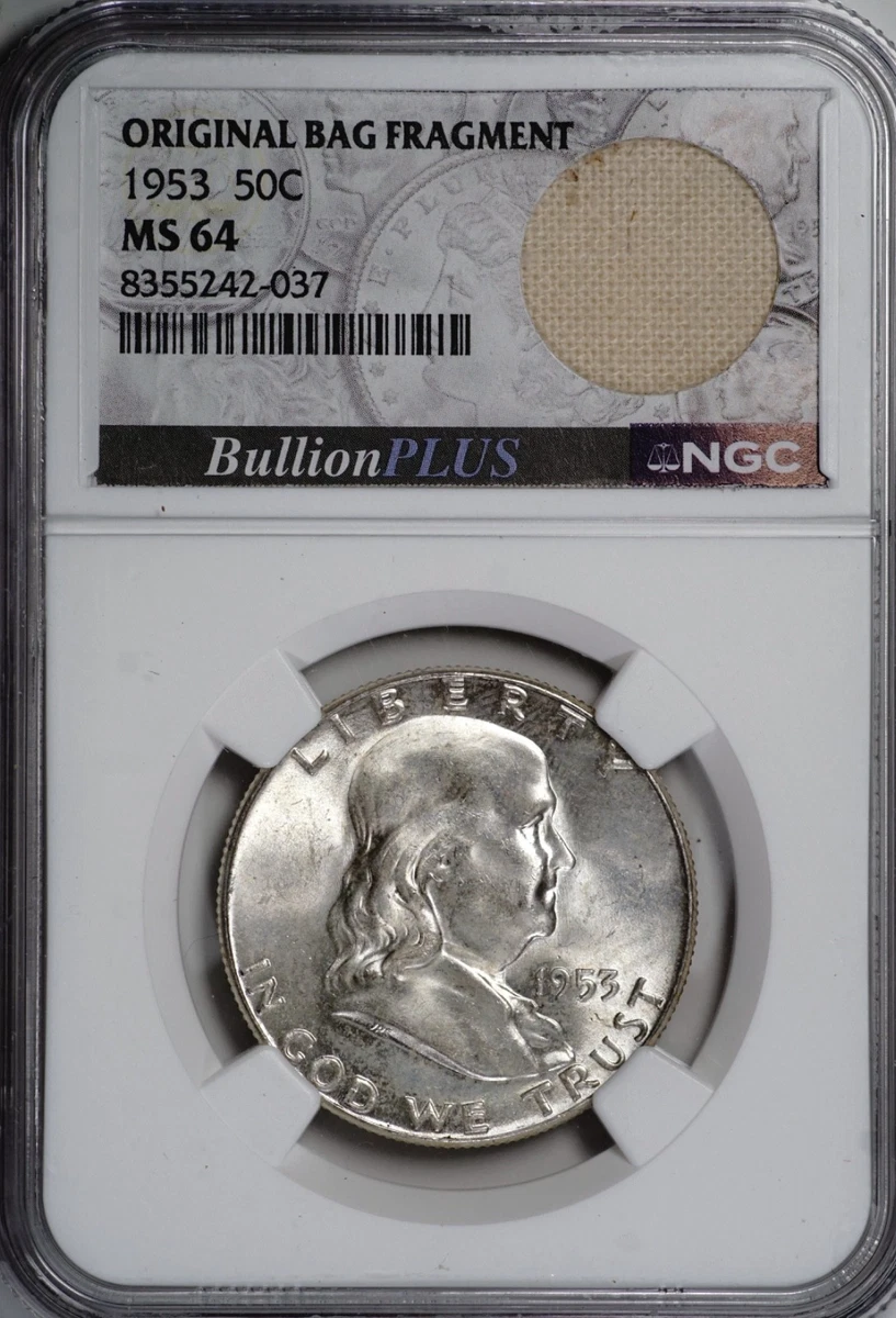 1964 ハーフダラー　NGC AU53 NGC 1953 Grade MS 64 Franklin Half Dollars (1948-1963) for sale | eBay