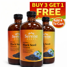 Serene Black Seed Bitters 16 oz – Natural Herbal Supplement | Plant-Based Liquid