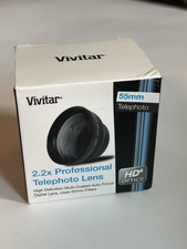 Vivitar 2.2x AF telephoto lens designed for 55mm cameras