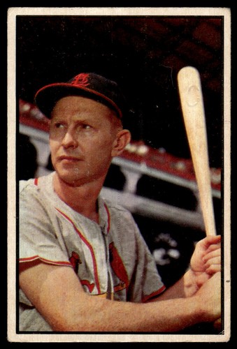Red Schoendienst #101 1953 Bowman Color card