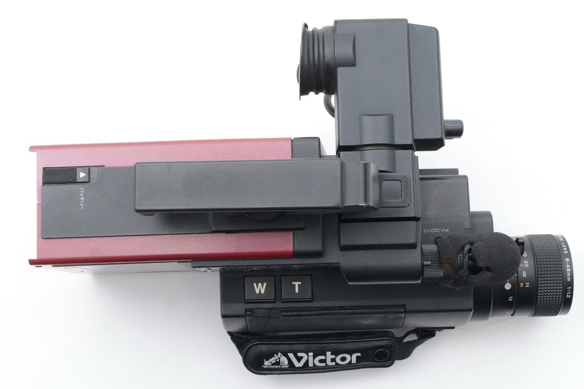 希少 ビクター Victor Video Movie GR-C1 Rare [AS-IS in Box] Vintage Victor JVC Video GR-C1 Back to the