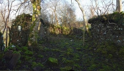 Foto 6x4 In den Ruinen von Wester Portnellan Gartocharn Expand the end - not c2018