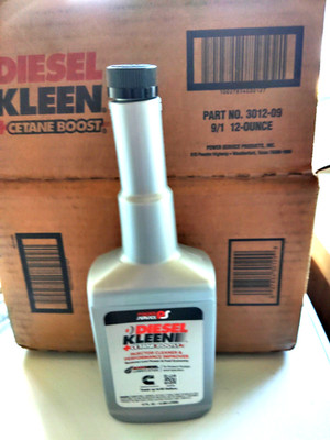 6 Octane Booster Power Plus Diesel Kleen  12 Fl. Oz. Plastic Bottles NEW