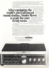 Revox - B780 Receiver - Original Magazine Ad- 1980