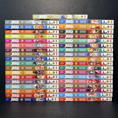Magi The Labyrinth of Magic Manga Volumes 1-37 English New Authentic Viz Media