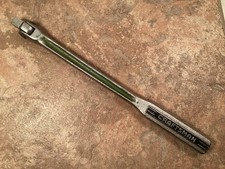Vintage Craftsman Flex Head Breaker Bar 3/8" Drive 10" Length Forged Satin USA