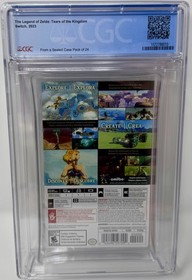 CGC Graded Zelda: Tears of the Kingdom Switch NEW (1022788010, 9.8 A++)