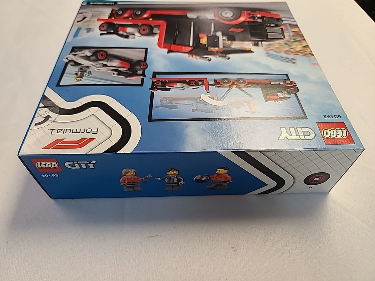 LEGO City F1 Display Truck with Audi F1 Race Car (60493) Brand New