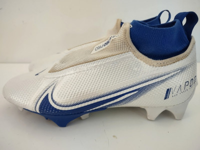 Nike Vapor Edge Pro 360 Ghost Football Cleats Men's Sz 8.5 White Blue AO8277-101