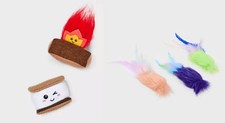 Boots  Barkley Catnip Cat Toys: S'Mores 2pk and Feathers 3pk - NEW