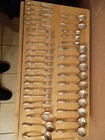 Towle Sterling Silver Flatware Set Old Mirror Pattern 1900-1940