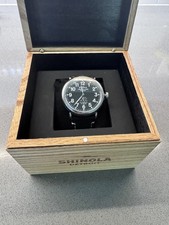 New Shinola The Runwell Men s Quartz Watch Bl...