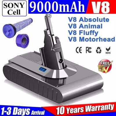 Für Dyson V8 Battery SV10 V8 Animal Absolute Fluffy Motorhead Vacuum Cleaner DE