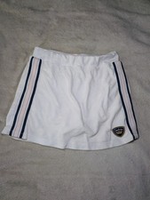 Juicy Couture Vintage Y2K Mini Skirt SKORT Size 8/10 White