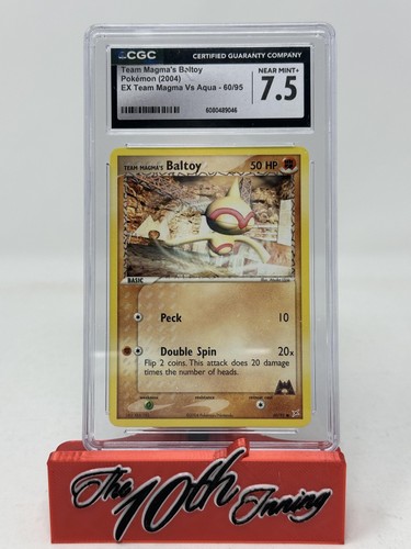 Team Magma's Baltoy graded CGC 7.5 for sale on eBay