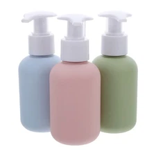 3 Pcs Empty Shampoo and Conditioner Bottles Bathroom Hand Soap Dispenser