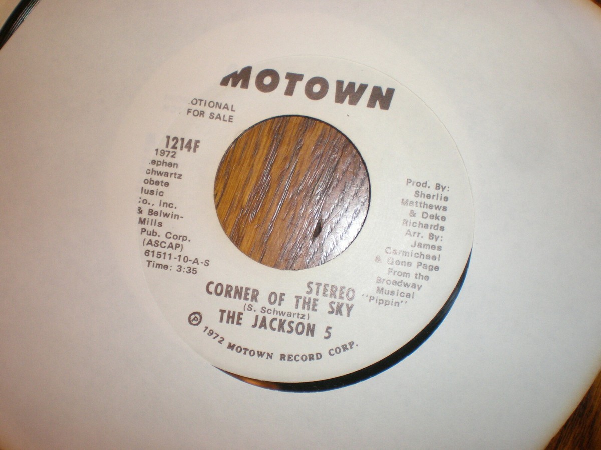 7” Jackson 5 Corner Of The Sky JET2162 Motown プロモ /00080 JACKSON 5: corner of the sky / to know MOTOWN 7