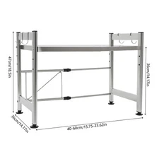 Microwave Oven Rack, Expandable Microwave Oven Stand, Adjustable Kitchen Counter