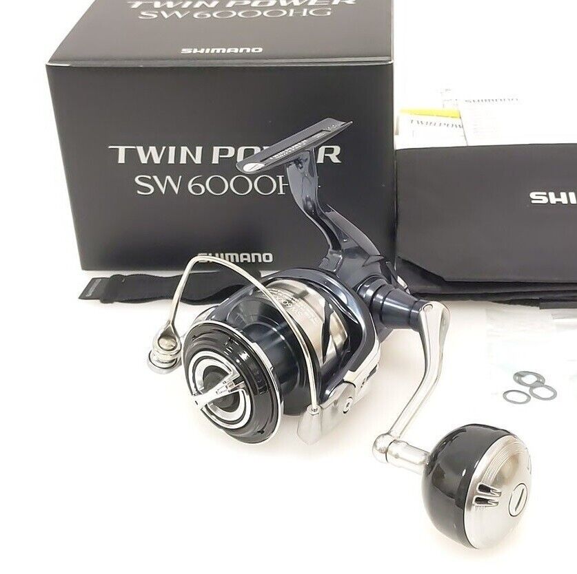 Shimano 21 TWIN POWER SW 6000HG Spinning Reel New in Box Shimano 21 TWIN POWER SW 6000HG Spinning Reel New in Box