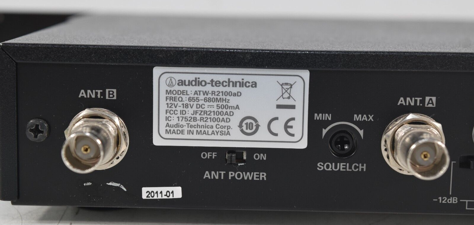 Ricevitore Diversity Audio-Technica ATW-R3100bC, 541-566 MHz, Usato, Testato