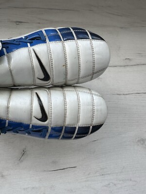 Nike Air Zoom Total 90 II SG White Blue Football Cleats
