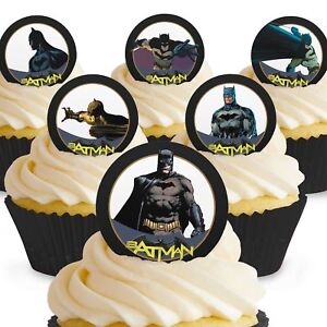 Cakeshop 12 X Essbare Batman Comic Kuchen Dekoration Ebay