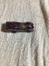 Hot Wheels Redline 1970 Jet Threat Purple Vintage Die Cast Car Flames