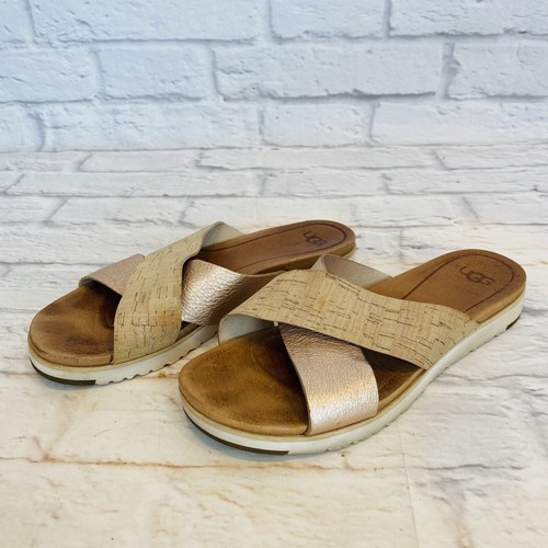 ugg kari sandals rose gold