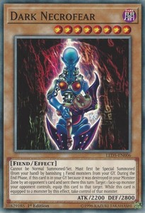 Dark Necrofear - LED5-EN006 - Common - 1st Edition x3 - Near Mint