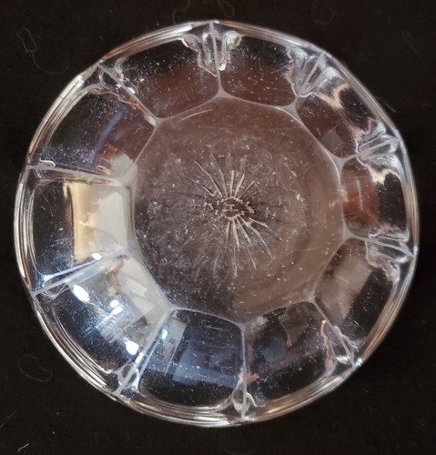 Heisey Colonial Clear Panel Fruit/Ice Cream Bowl 5" Diameter SIGNED - Picture 5 of 7