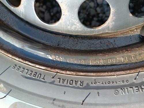 VW Golf 5 1K 6 5K Satz Winterräder Stahlfelgen 195/65R15 91T Michelin DOT 3418 - Bild 8 von 12